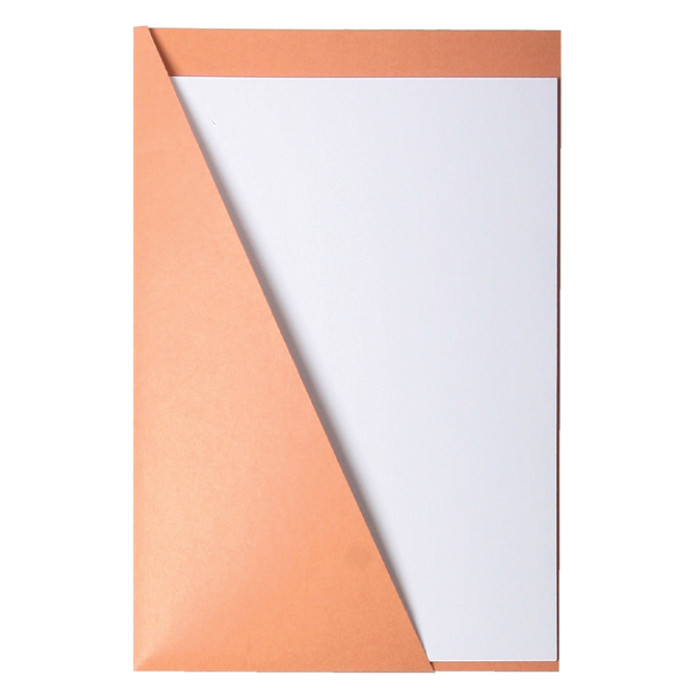 Insteekmap Quantore driehoek ICN1 219x330mm 225gr chamois