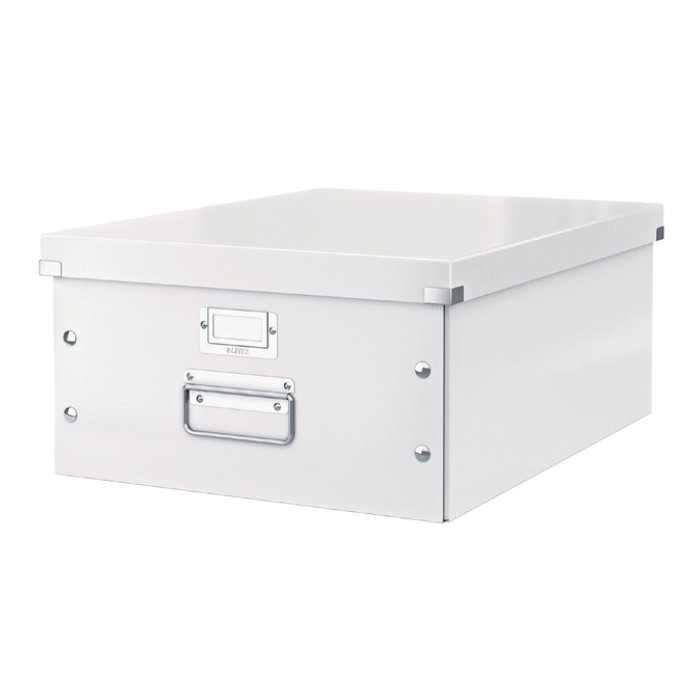 Opbergdoos Leitz Click & Store WOW groot 350x188x450mm wit