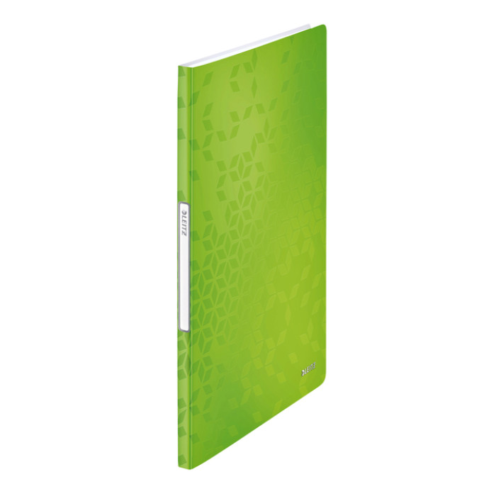 Showmap Leitz WOW A4 20-tassen PP groen