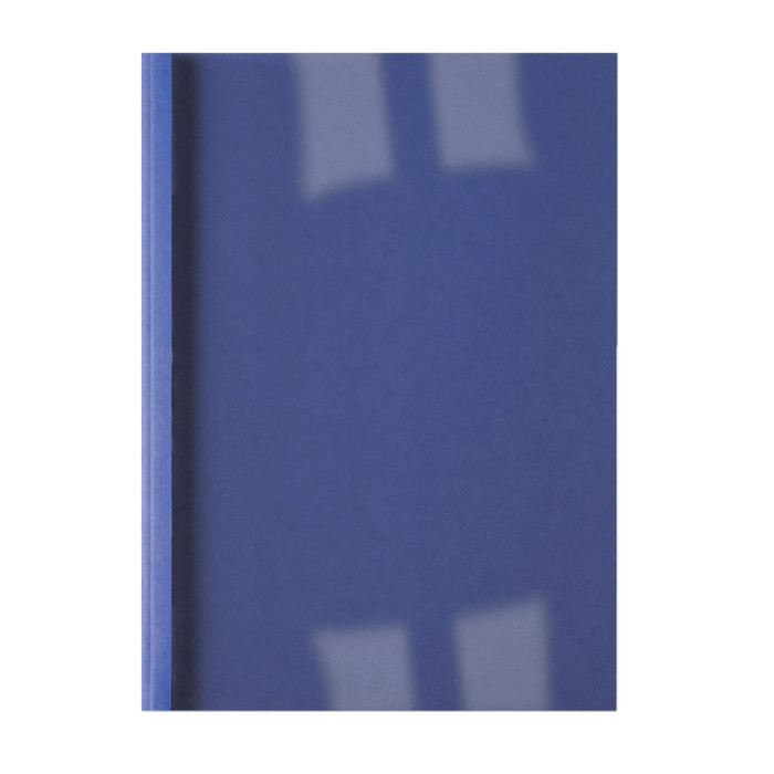 Thermische omslag GBC A4 3mm linnen donkerblauw 100 stuks
