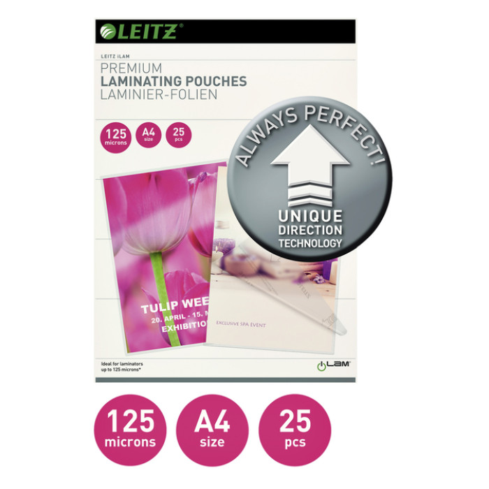 Lamineerhoes Leitz iLAM A4 2x125micron 25 stuks