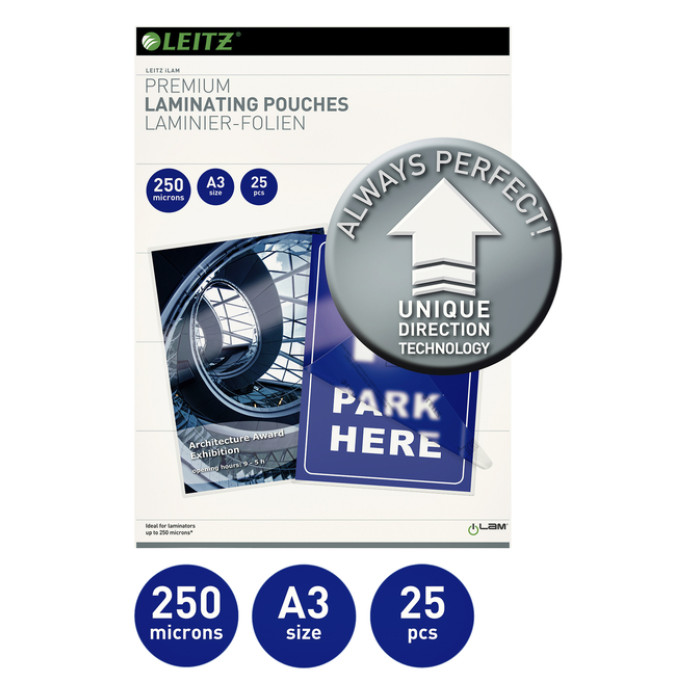 Lamineerhoes Leitz iLAM A3 2x250micron 25 stuks