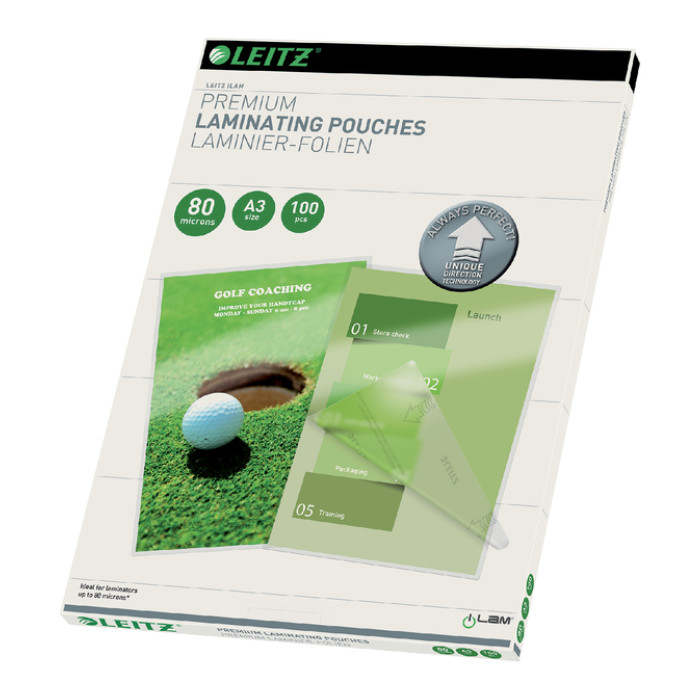 Lamineerhoes Leitz iLAM A3 2x80micron 100 stuks