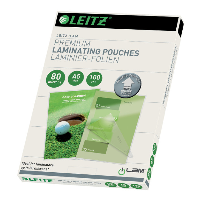 Lamineerhoes Leitz iLAM A5 2x80micron 100 stuks