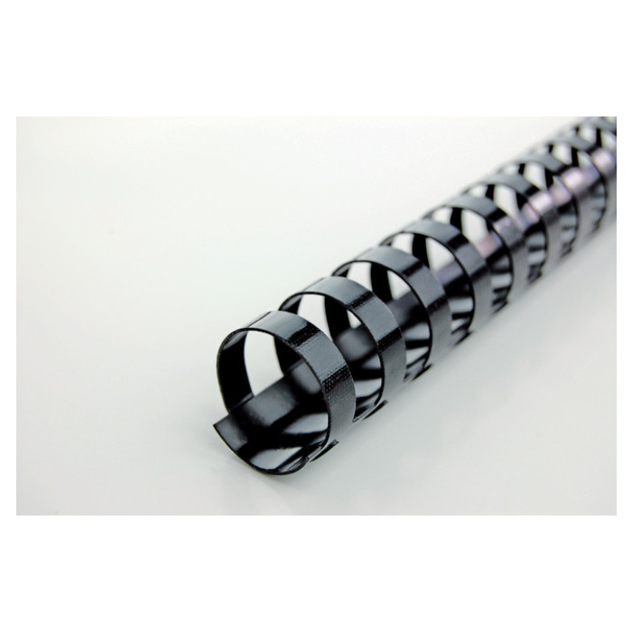 Bindrug GBC 12mm 21rings A4 zwart 100 stuks