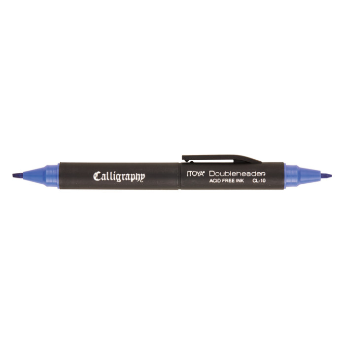 Kalligrafiepen Itoya CL-10 1.5 èn 3.0mm blauw