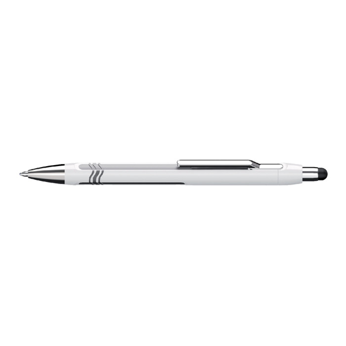 Balpen Schneider stylus Epsilon Touch extra breed wit/zilver