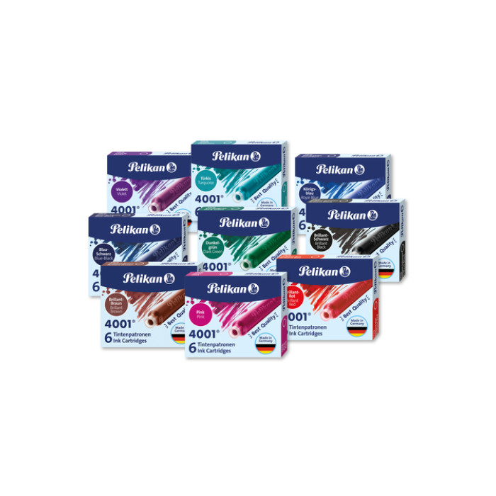 Inktpatroon Pelikan 4001 violet 6 stuks