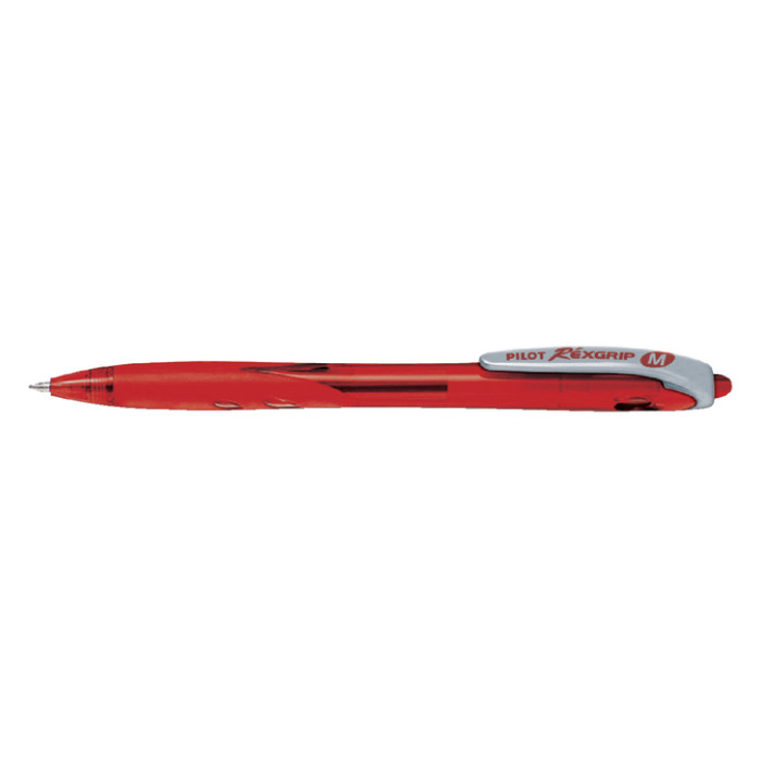 Balpen PILOT Begreen Rexgrip medium rood