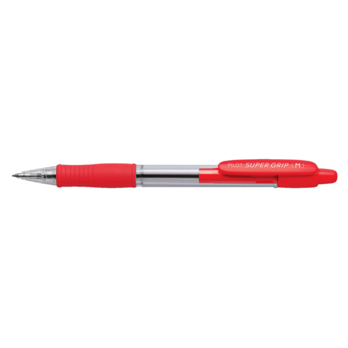 Balpen PILOT Super Grip medium rood
