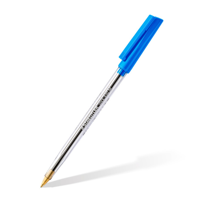 Balpen Staedtler Stick 430 medium blauw