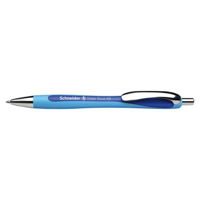Balpen Schneider Slider Rave extra breed donkerblauw