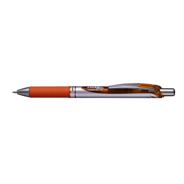 Gelschrijver Pentel BL77 Energel medium oranje