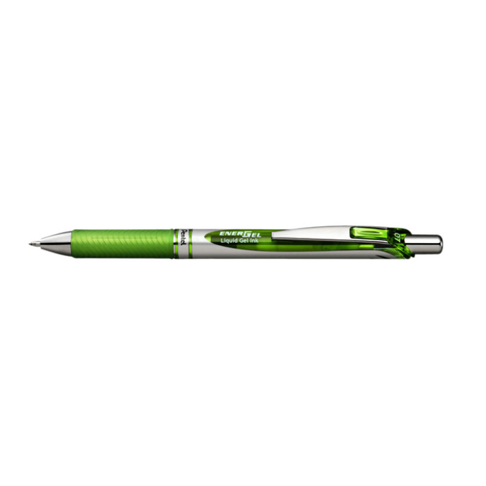 Gelschrijver Pentel BL77 Energel medium lichtgroen