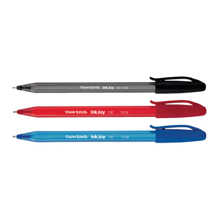 Balpen Paper Mate Inkjoy 100 medium blauw
