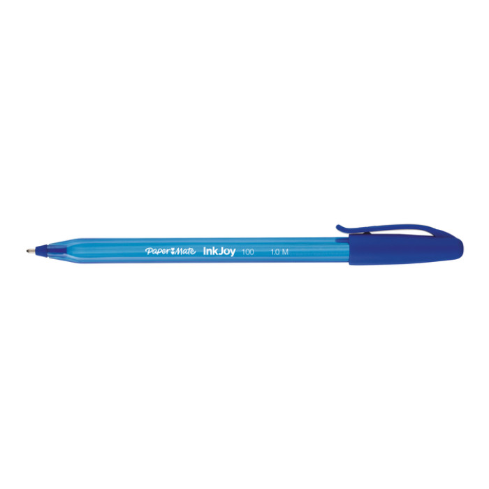 Balpen Paper Mate Inkjoy 100 medium blauw