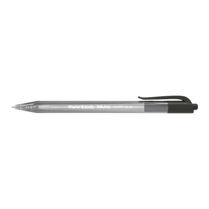 Balpen Paper Mate Inkjoy 100RT medium zwart