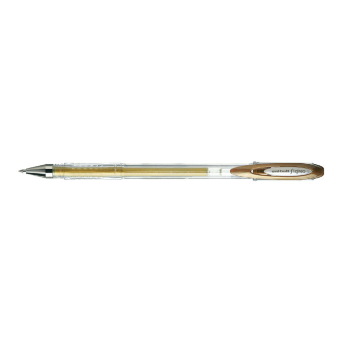 Rollerpen Uni-ball Signo medium metallic goud