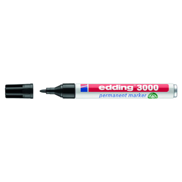Viltstift edding 3000 rond 1.5-3mm blauw