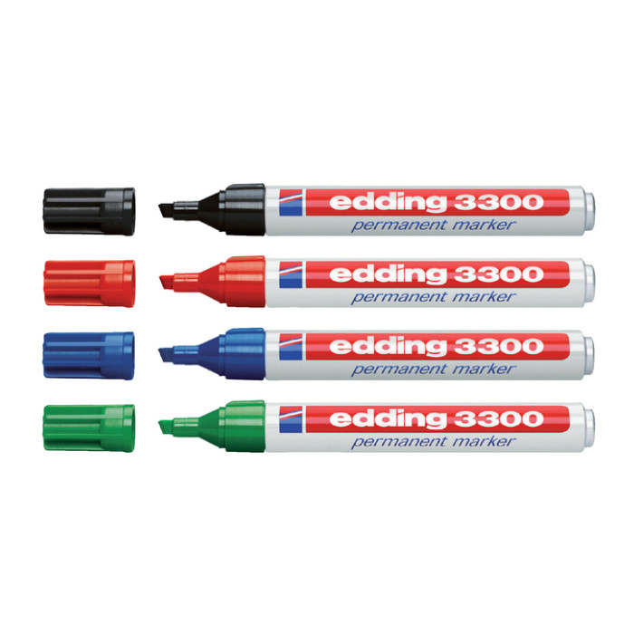 Viltstift edding 3300 schuin 1-5mm groen