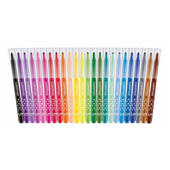Viltstift Maped Color'Peps Long Life set á 24 kleuren