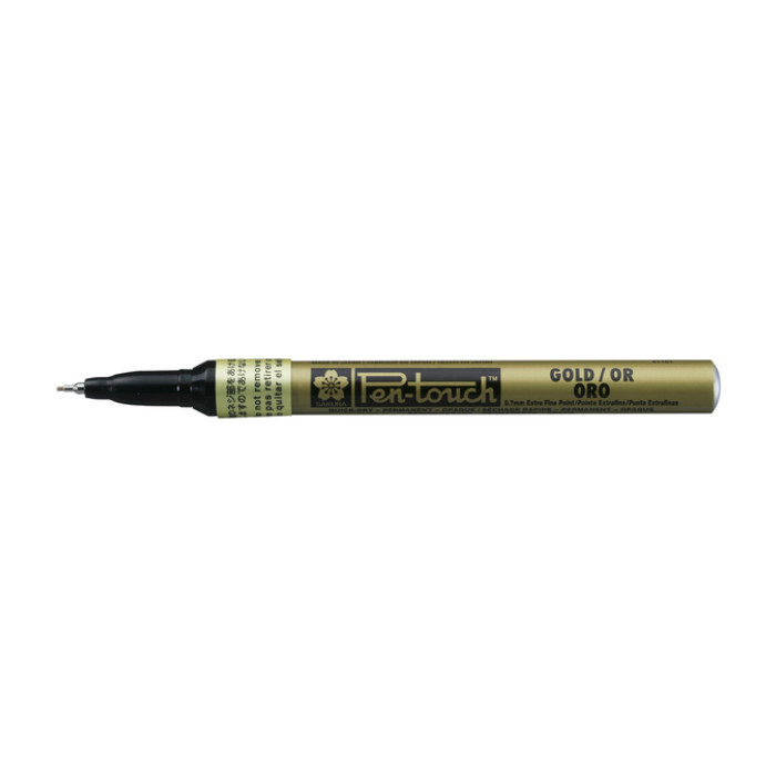 Viltstift Sakura Pen-touch extra fijn goud