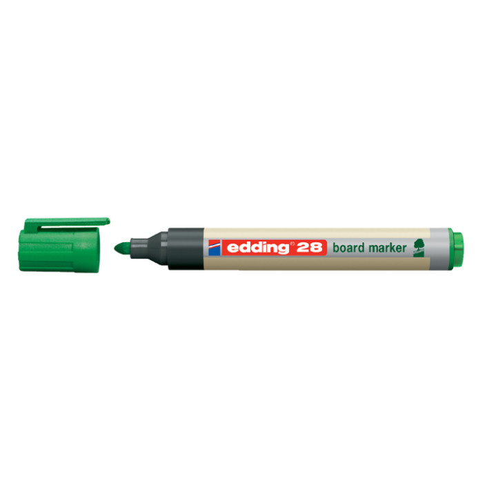 Whiteboardmarker edding 28 EcoLine rond 1.5-3mm groen