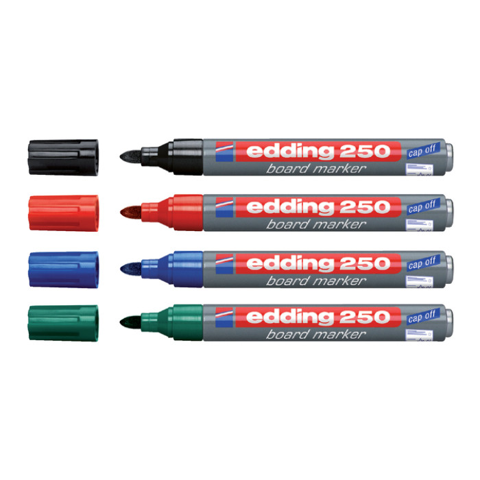 Whiteboardmarker edding 250 rond 1.5-3mm groen