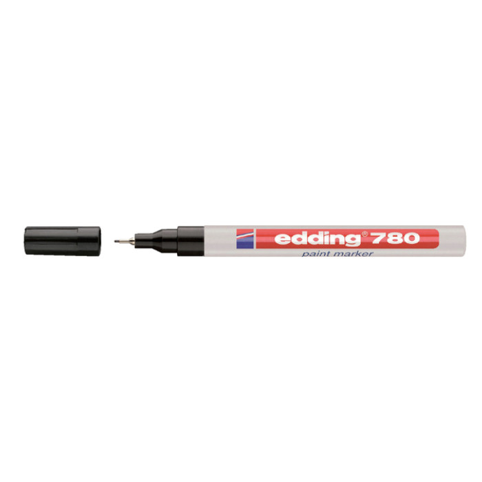 Paintmarker edding 780 op oliebasis 0.8mm zwart