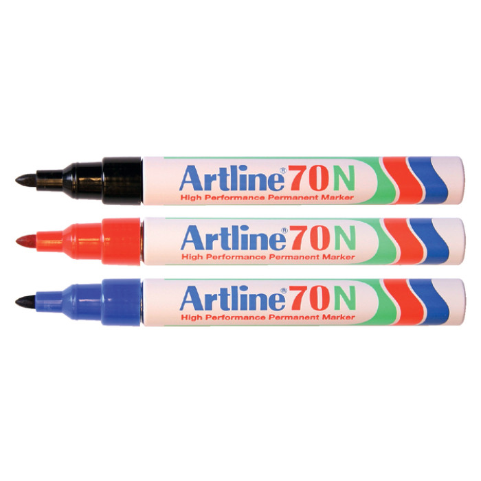 Viltstift Artline 70 rond 1.5mm rood