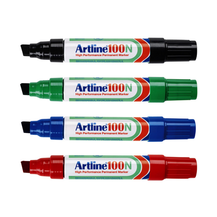 Viltstift Artline 100 schuin 7.5-12mm groen