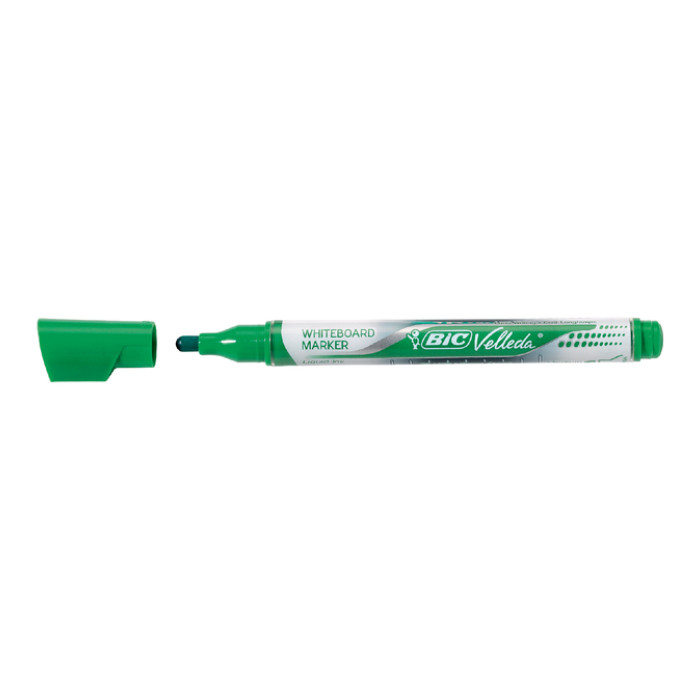 Whiteboardmarker Bic Velleda liquid rond medium groen