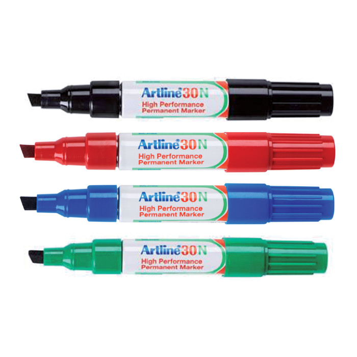 Viltstift Artline 30 schuin 2-5mm groen