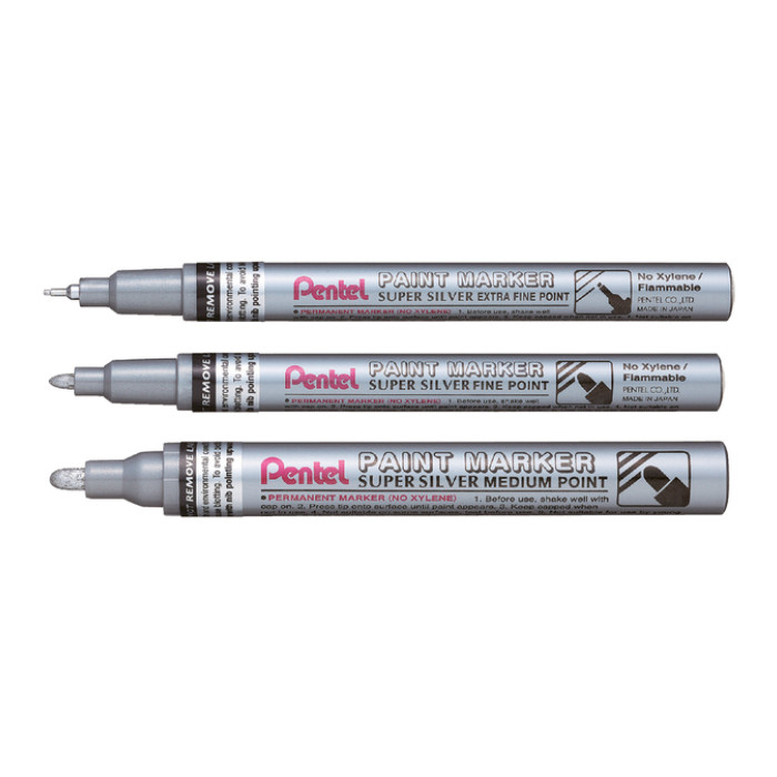 Paintmarker Pentel MSP10 1.5mm zilver