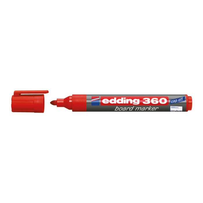 Whiteboardmarker edding 360 rond 1.5-3mm rood