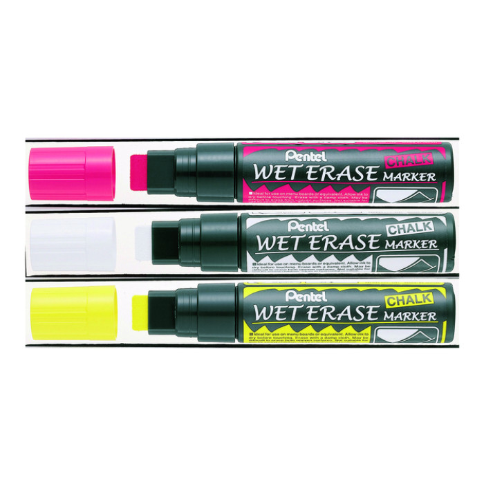 Krijtstift Pentel SMW56 8-16mm geel