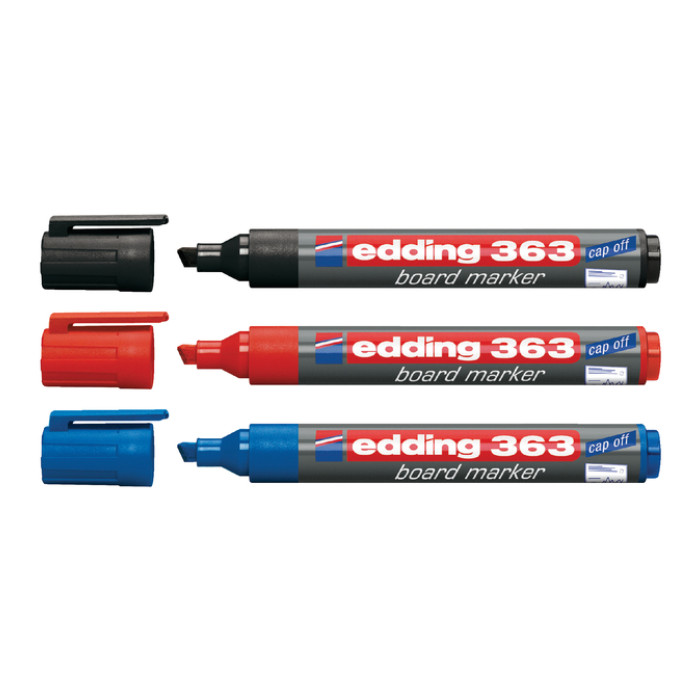 Whiteboardmarker edding 363 schuin 1-5mm zwart