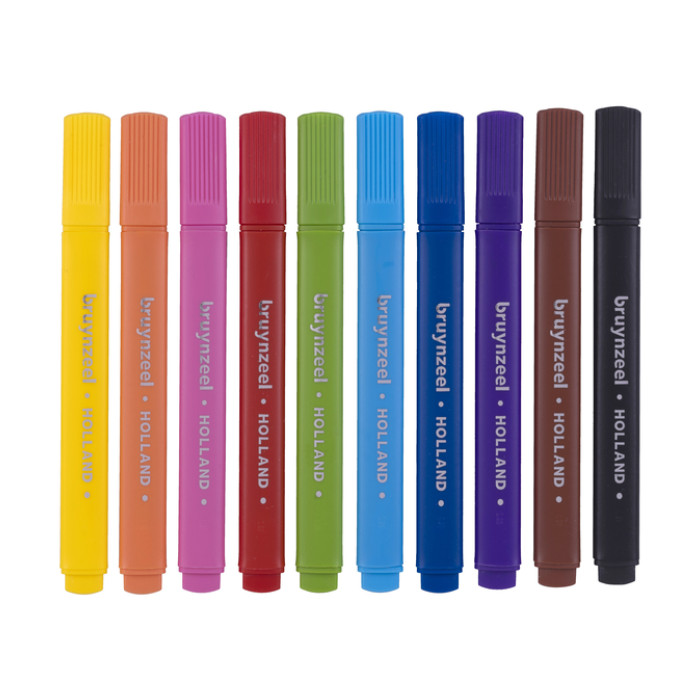 Viltstift Bruynzeel Kids Triple assorti 10 stuks