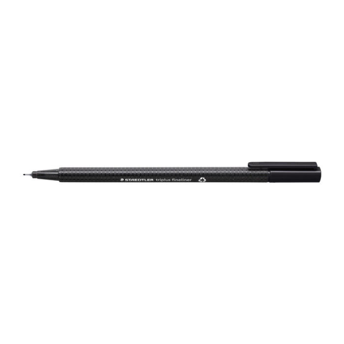 Fineliner Staedtler Triplus 334 zwart 0.3mm