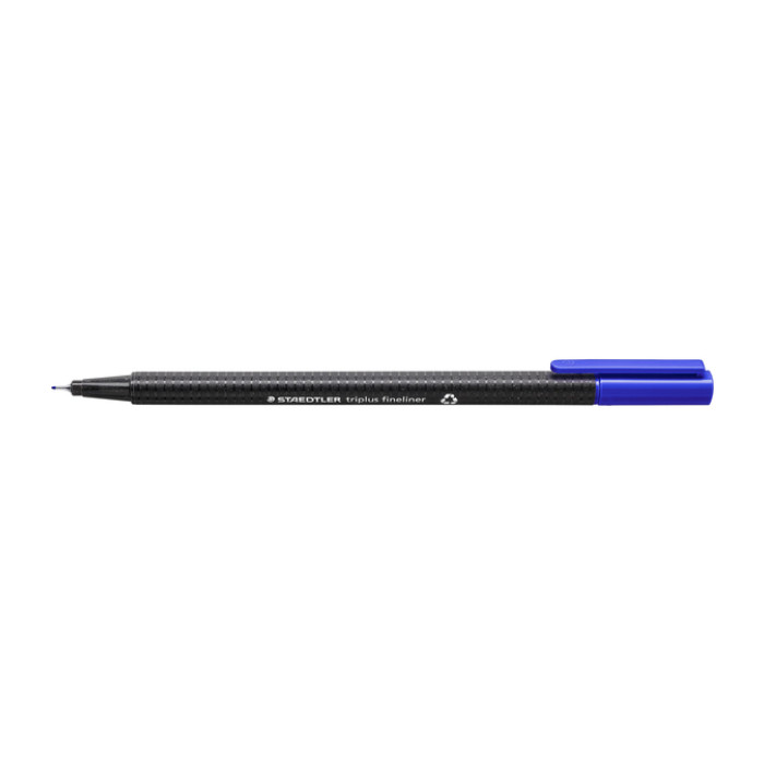Fineliner Staedtler Triplus 334 blauw 0.3mm