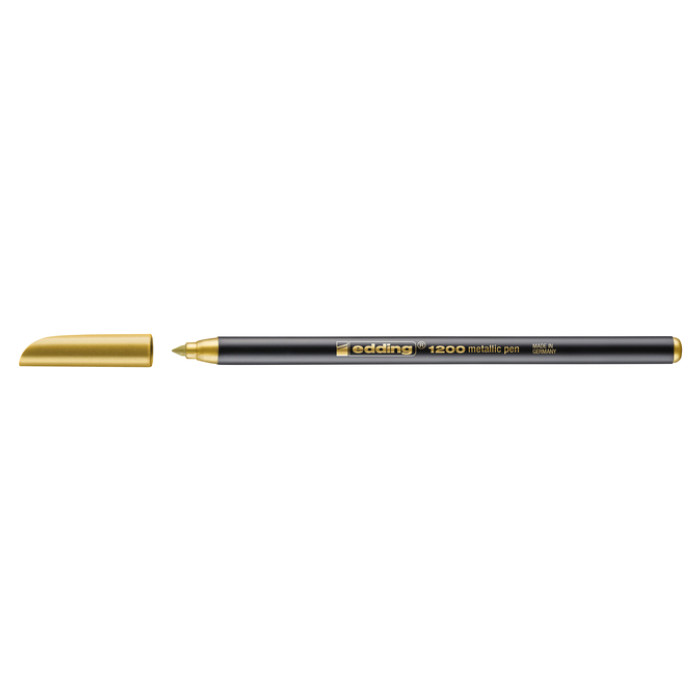 Fineliner edding 1200 053-054 fijn zilver en goud blister à 2 stuks