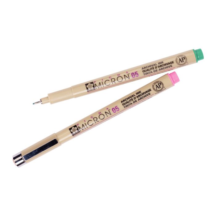 Fineliner Sakura Pigma Micron 05 0.45mm set à 9 kleuren