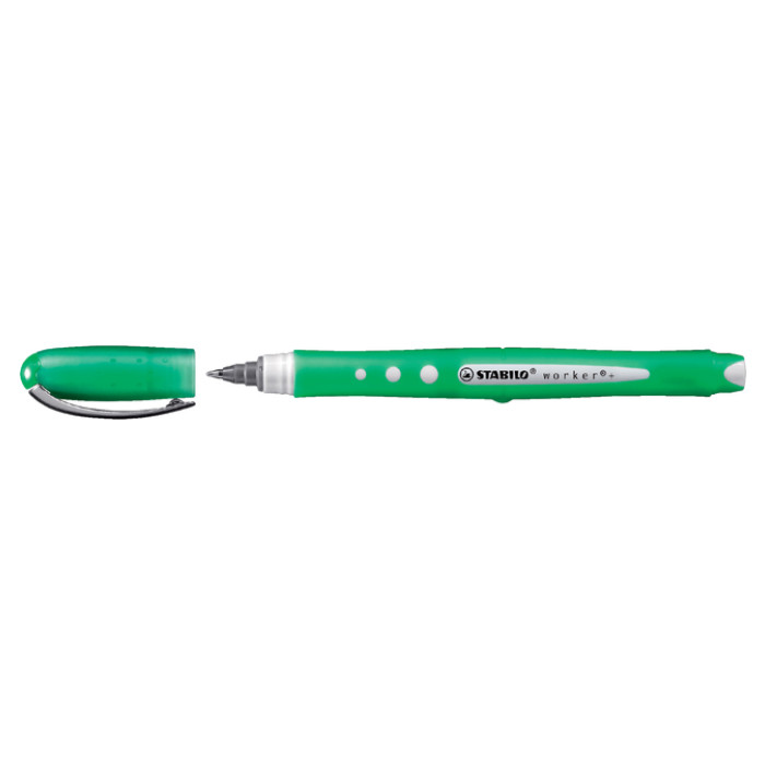 Rollerpen STABILO worker colorful 2019/36 medium groen
