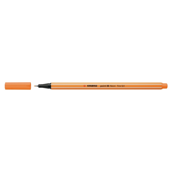 Fineliner STABILO point 88/054 fijn neon oranje