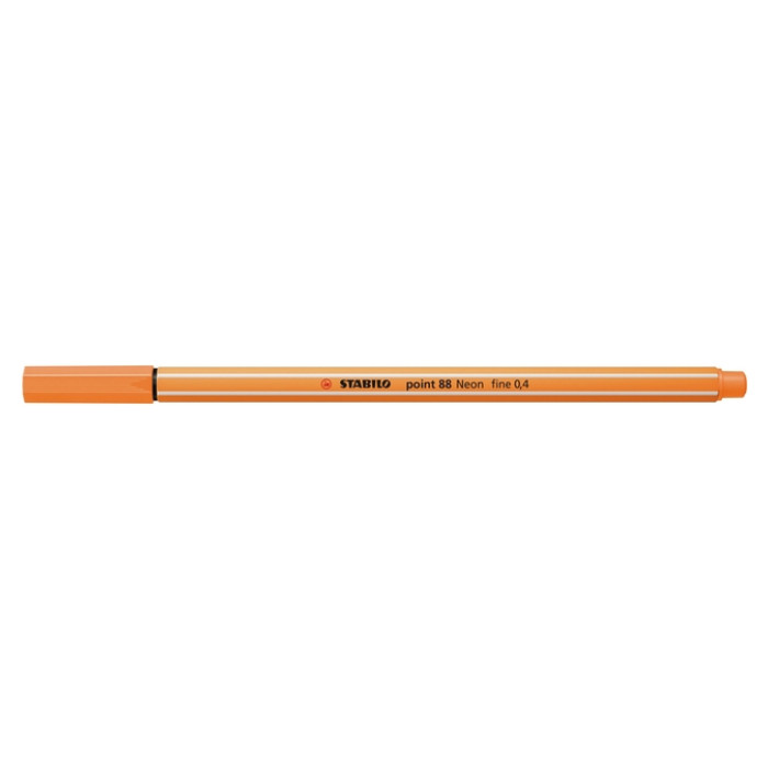 Fineliner STABILO point 88/054 fijn neon oranje