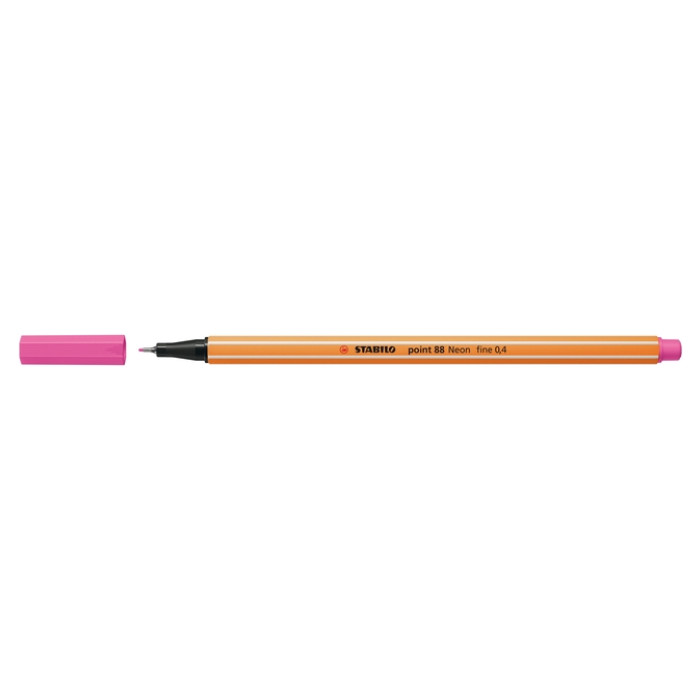 Fineliner STABILO point 88/056 fijn neon roze