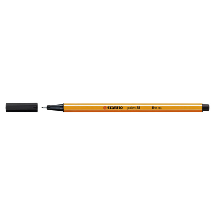 Fineliner STABILO point 88/46 fijn zwart