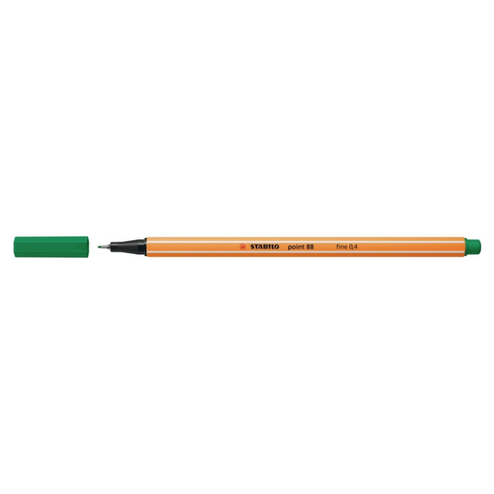 Fineliner STABILO point 88/36 fijn smaragdgroen