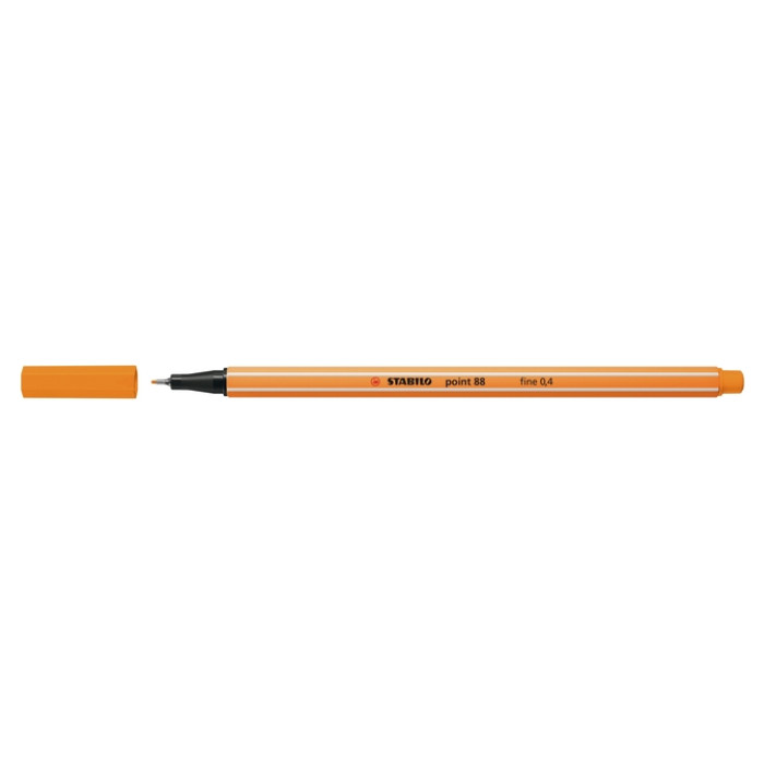 Fineliner STABILO point 88/54 fijn oranje