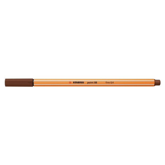 Fineliner STABILO point 88/45 fijn bruin
